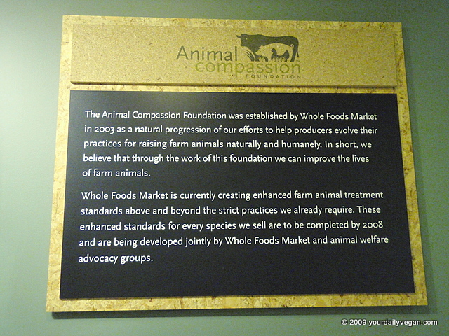 Whole Foods Animal Compassion Foundation