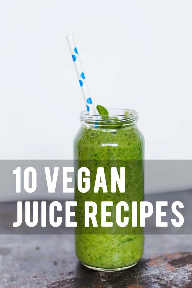 vegan juice recipes