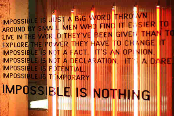impossible is nothing