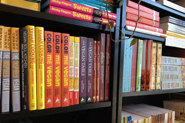 vegan book stores portland