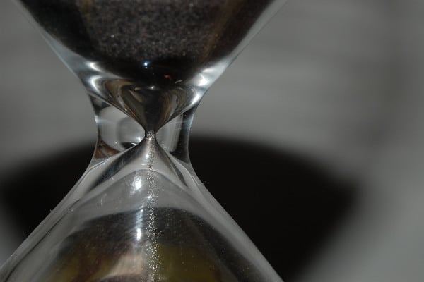 Labor Day hourglass