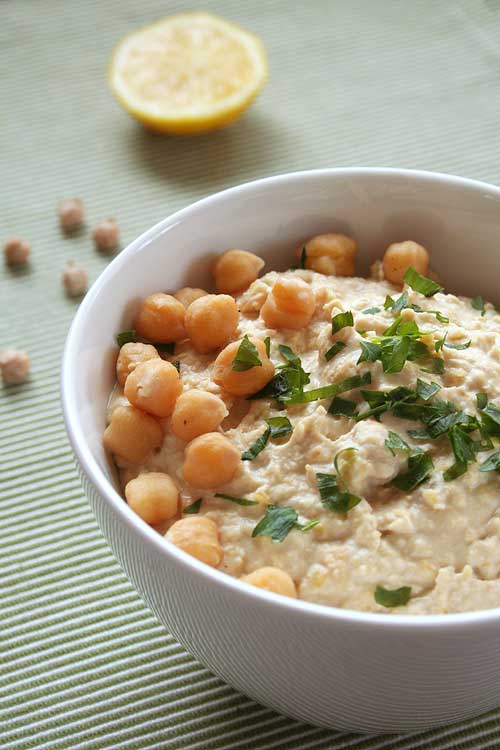 A picture of hummus