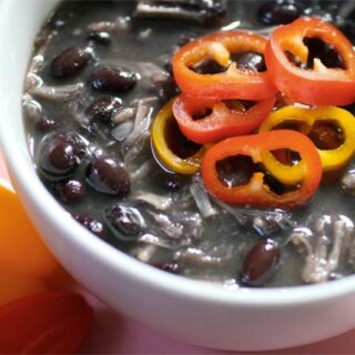 Vegan Black Bean & Jackfruit Soup