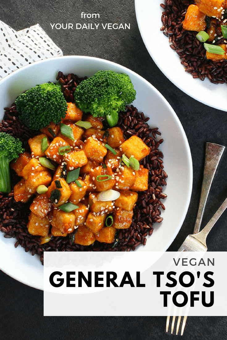 Vegan General Tso's Tofu from Chloe Flavor | Your Daily Vegan